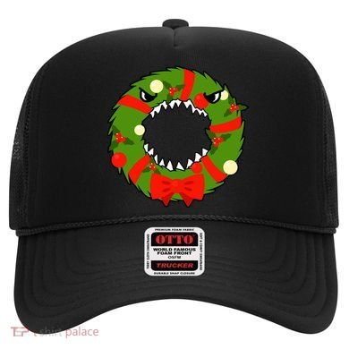 Monster Killer Christmas Wreath Hat