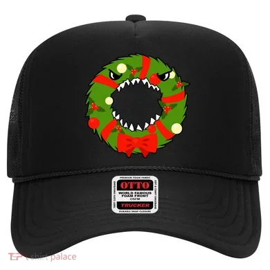 Monster Killer Christmas Wreath Hat