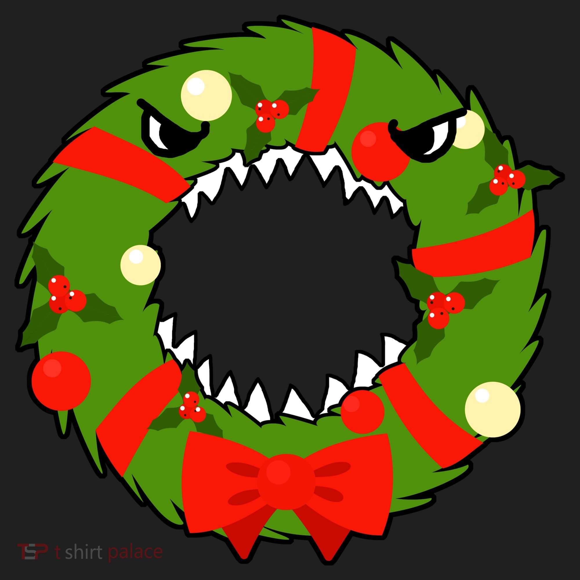 Monster Killer Christmas Wreath Hat