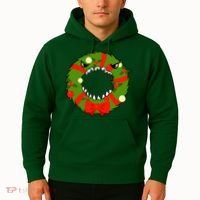 Monster Killer Christmas Wreath Hoodie thumb 2