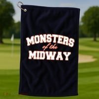 Monster Of The Midway Golf Towel thumb 1