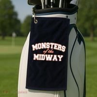 Monster Of The Midway Golf Towel thumb 2