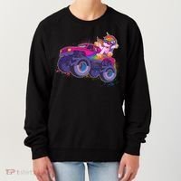 Monster Truck Unicorn Women's Sweatshirt thumb 0