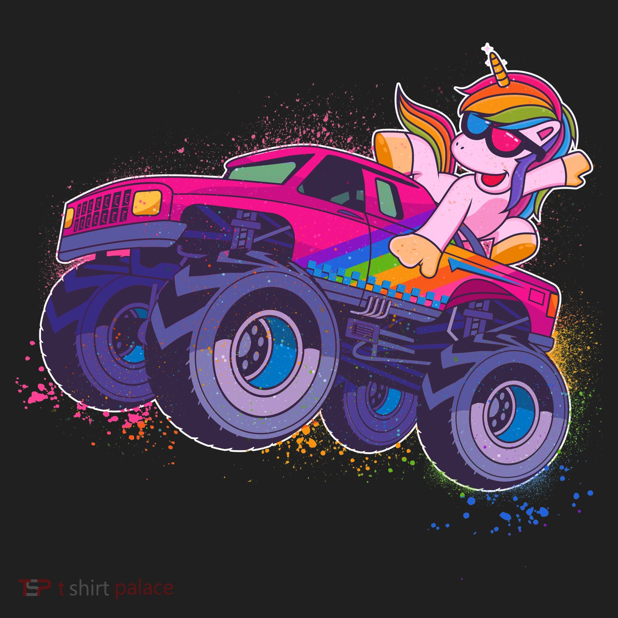 Monster Truck Unicorn Women's Sweatshirt