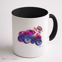 Monster Truck Unicorn Coffee Mug thumb 1