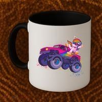 Monster Truck Unicorn Coffee Mug thumb 2