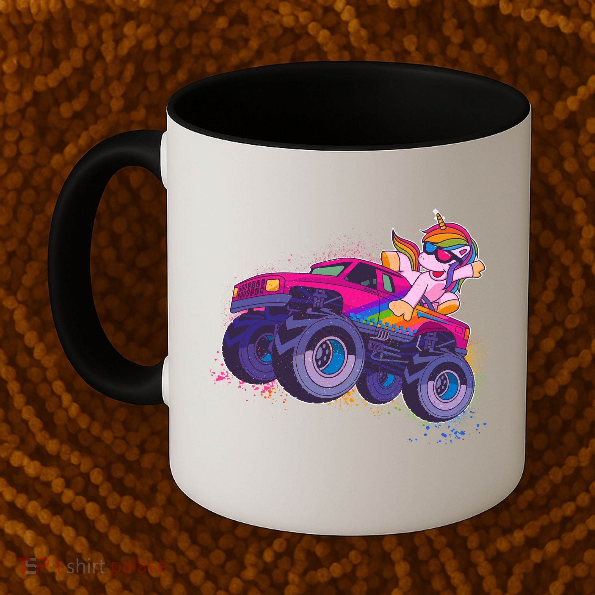 Monster Truck Unicorn Coffee Mug
