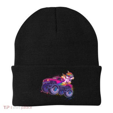 Monster Truck Unicorn Beanie