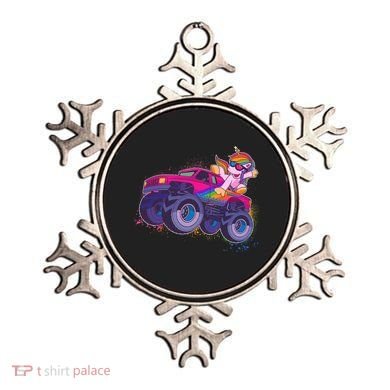 Monster Truck Unicorn Ornament