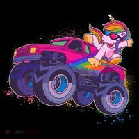 Monster Truck Unicorn Ornament thumb 1