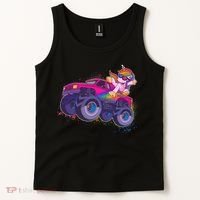 Monster Truck Unicorn Tank Top thumb 2