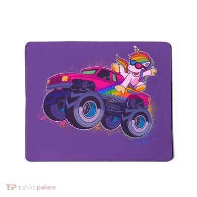 Monster Truck Unicorn Mousepad