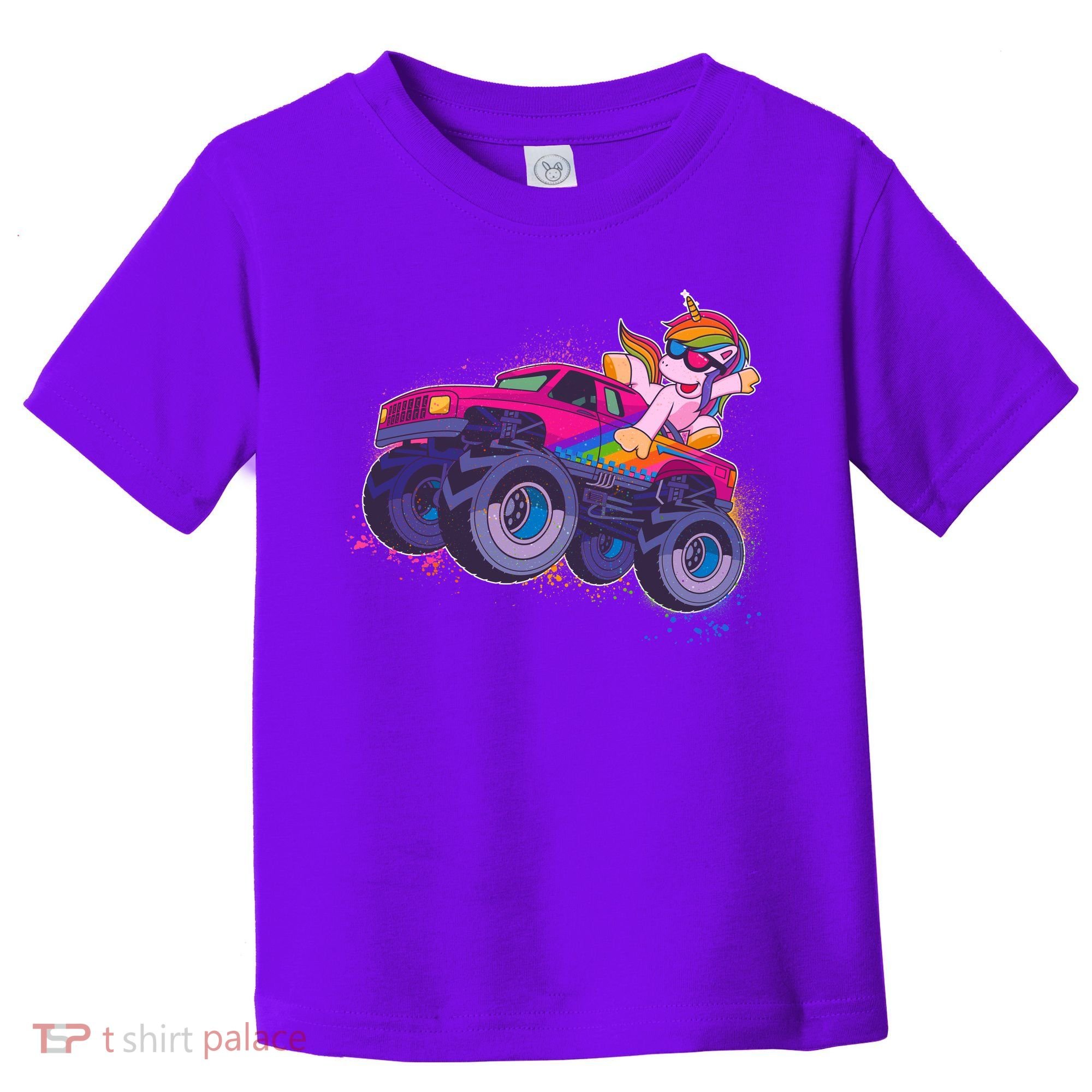 Monster Truck Unicorn Toddler T-Shirt