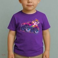 Monster Truck Unicorn Toddler T-Shirt thumb 2