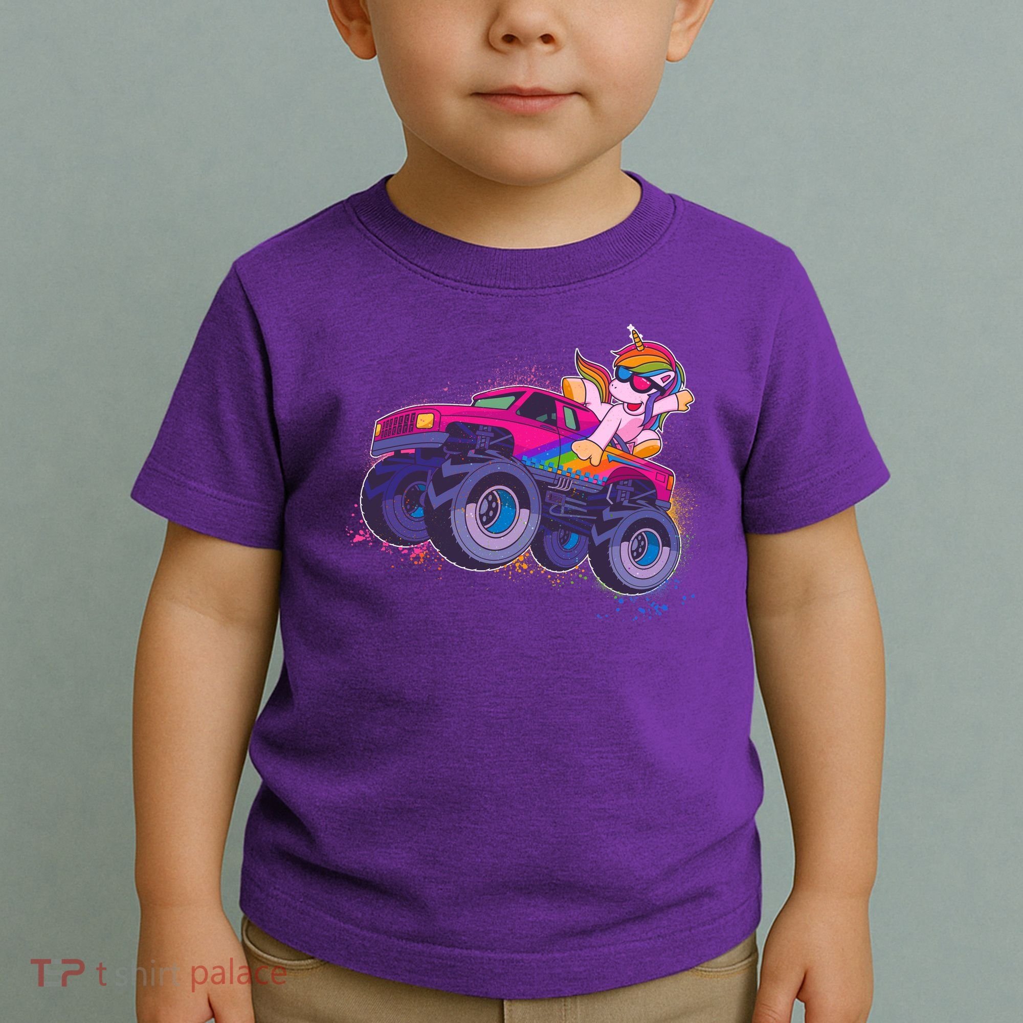 Monster Truck Unicorn Toddler T-Shirt