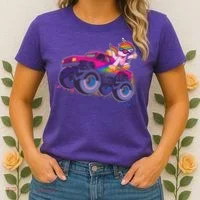 Monster Truck Unicorn Women's T-Shirt thumb 2