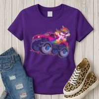 Monster Truck Unicorn Women's T-Shirt thumb 3