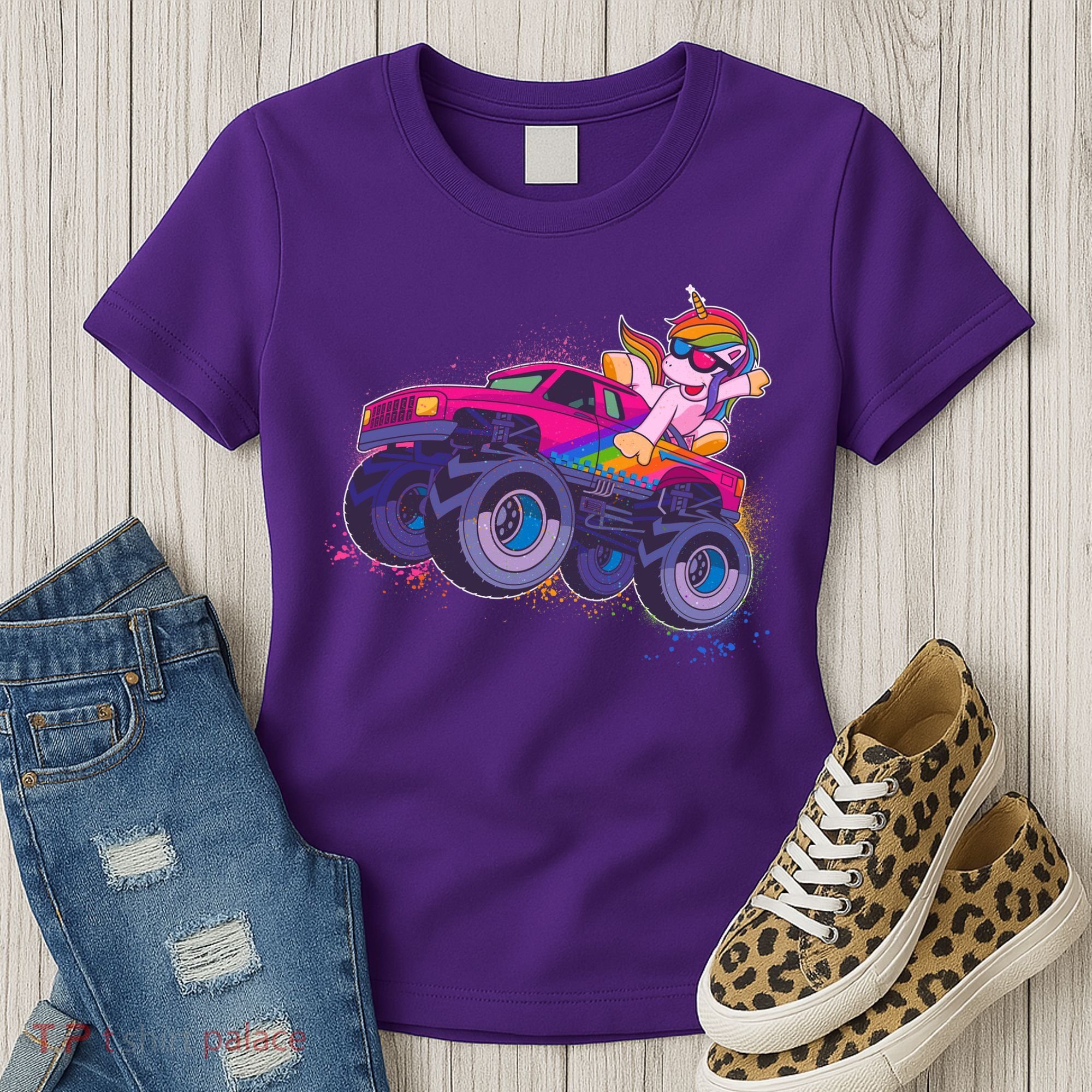 Monster Truck Unicorn Women's T-Shirt