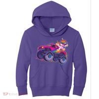 Monster Truck Unicorn Kids Hoodie thumb 0