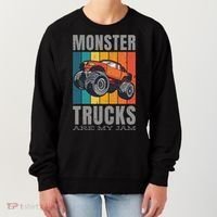 Monster Trucks Are My Jam Women's Sweatshirt thumb 0
