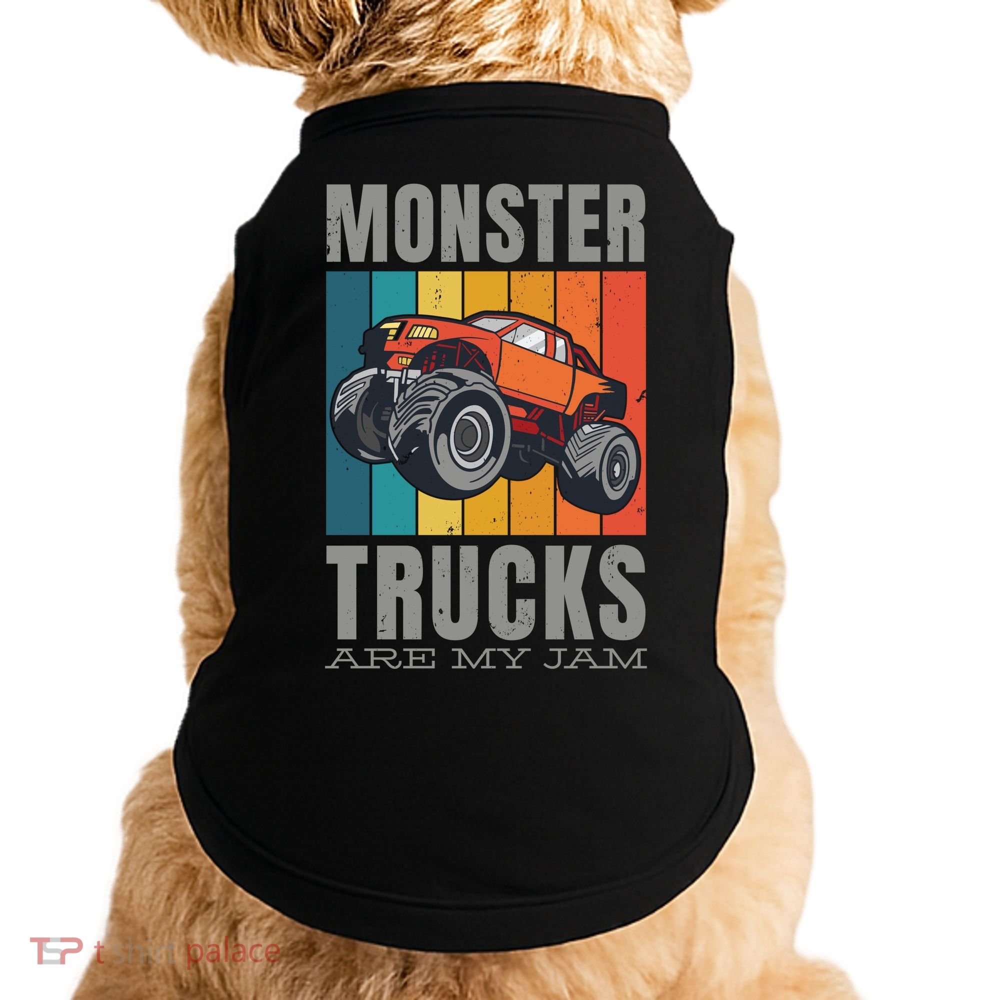 Monster Trucks Are My Jam Doggie Tank