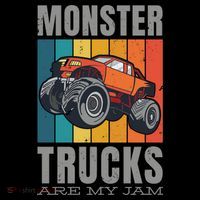 Monster Trucks Are My Jam Visor thumb 3