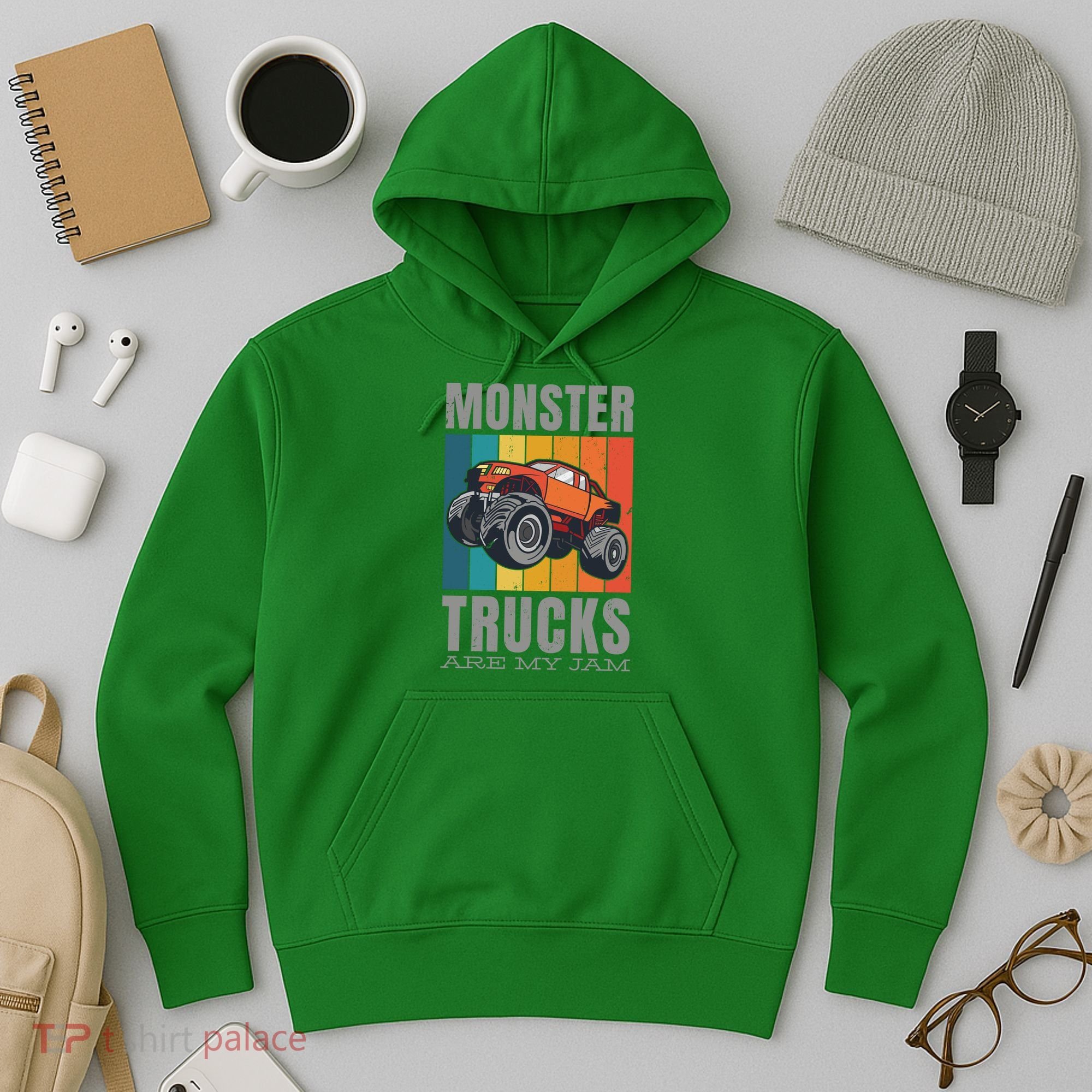 Monster Trucks Are My Jam Hoodie