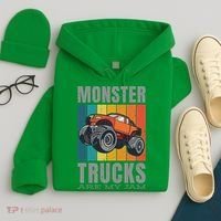 Monster Trucks Are My Jam Hoodie thumb 4