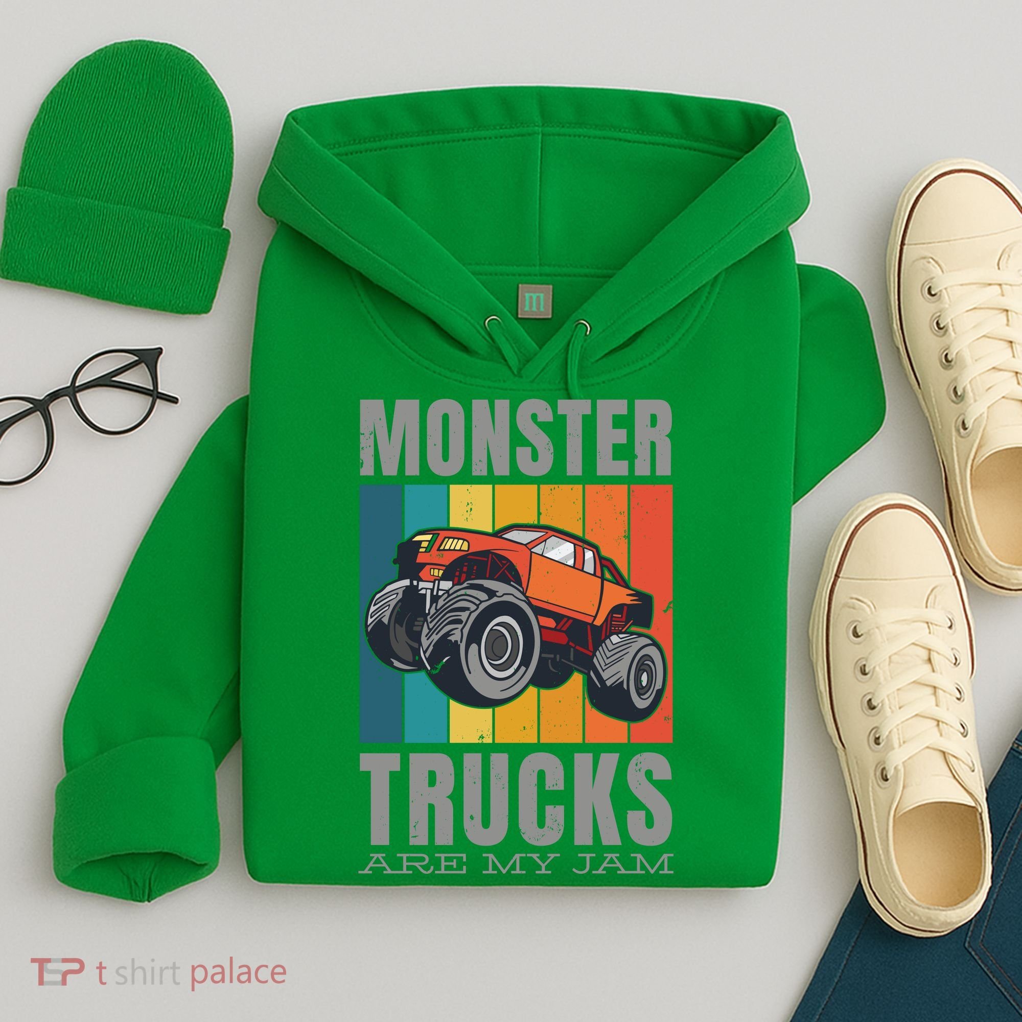 Monster Trucks Are My Jam Hoodie