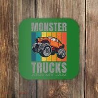 Monster Trucks Are My Jam Coaster thumb 0