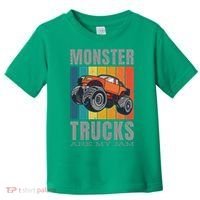 Monster Trucks Are My Jam Toddler T-Shirt thumb 0