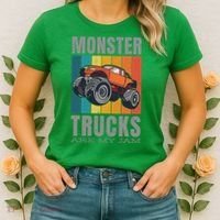 Monster Trucks Are My Jam Women's T-Shirt thumb 2
