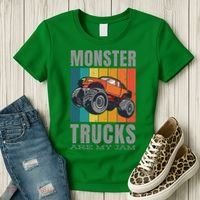 Monster Trucks Are My Jam Women's T-Shirt thumb 3