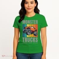 Monster Trucks Are My Jam Women's T-Shirt thumb 4