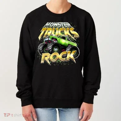 Monster Trucks Rock Women's Sweatshirt