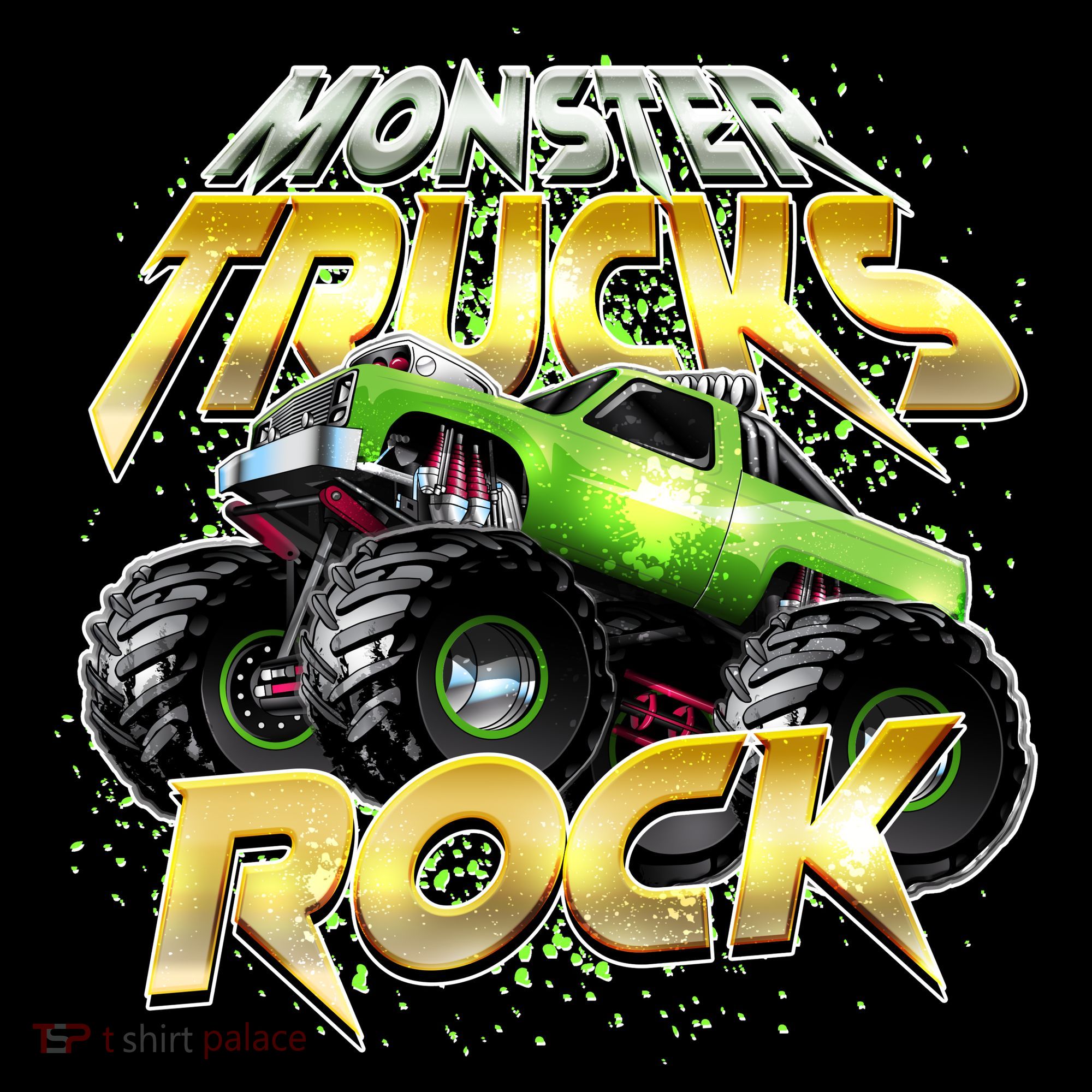 Monster Trucks Rock Doggie Tank