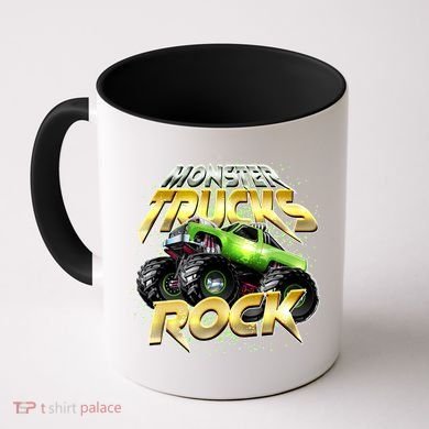 Monster Trucks Rock Coffee Mug