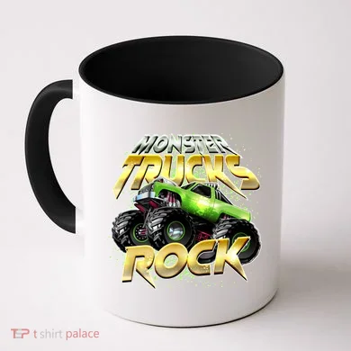 Monster Trucks Rock Coffee Mug