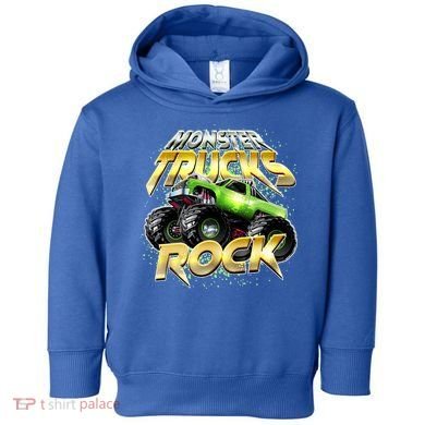 Monster Trucks Rock Toddler Hoodie