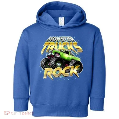 Monster Trucks Rock Toddler Hoodie