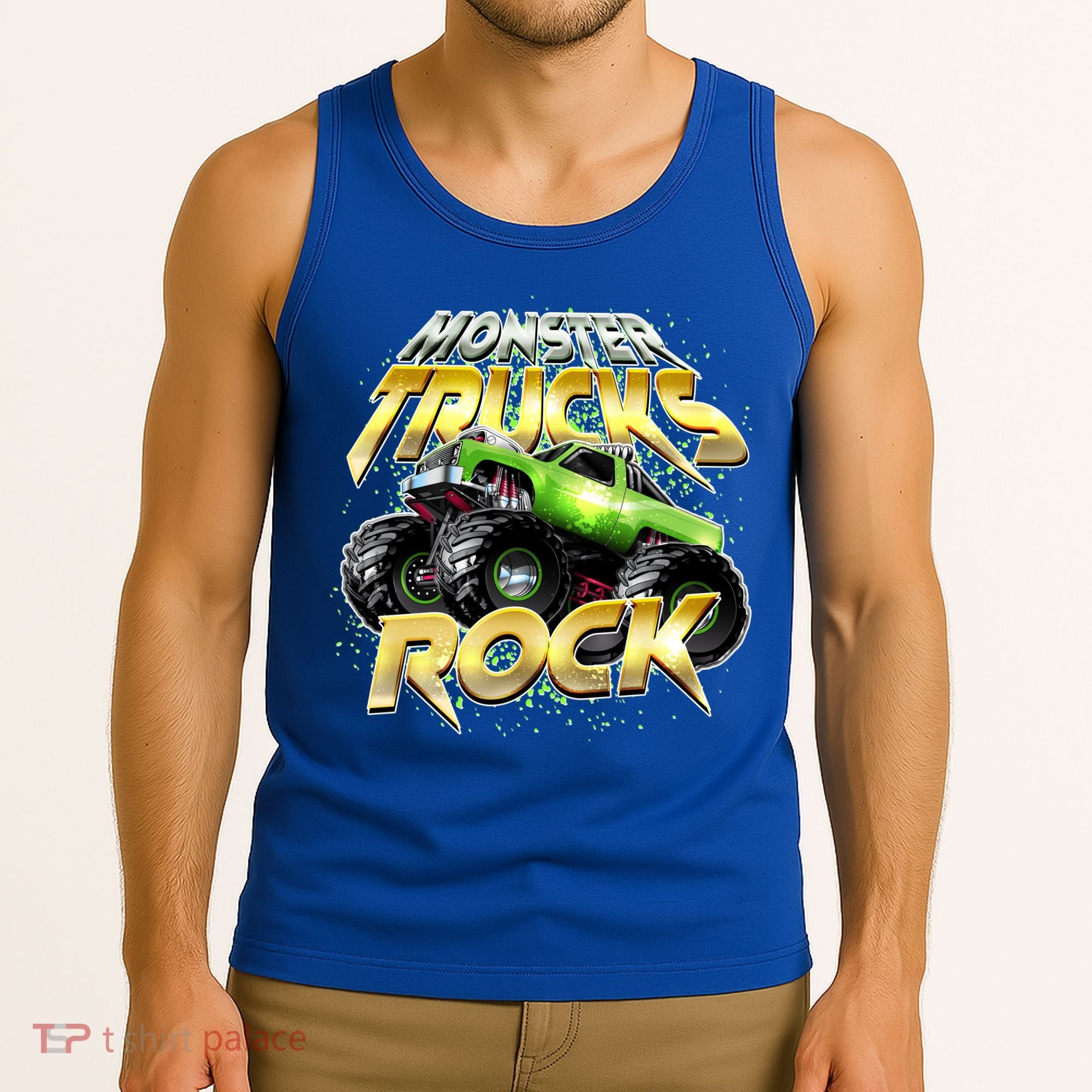 Monster Trucks Rock Tank Top