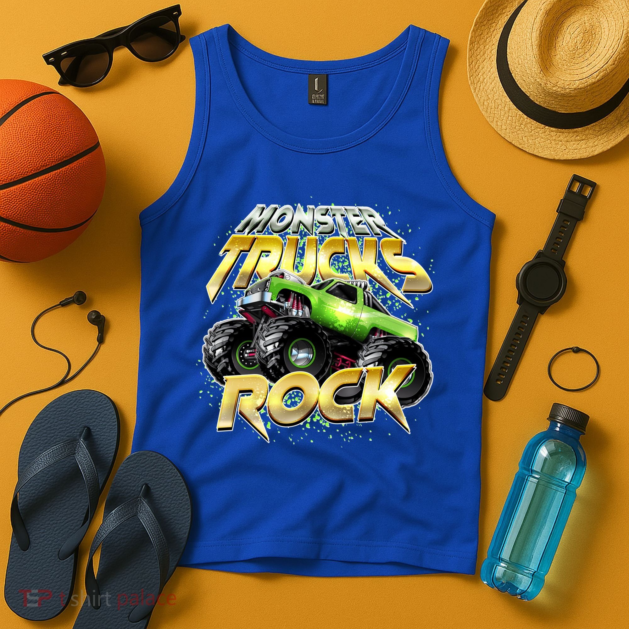 Monster Trucks Rock Tank Top