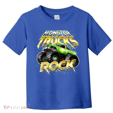 Monster Trucks Rock Toddler T-Shirt