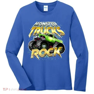 Monster Trucks Rock Women's Long Sleeve Shirt