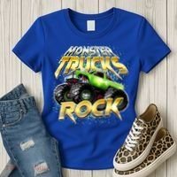 Monster Trucks Rock Women's T-Shirt thumb 3