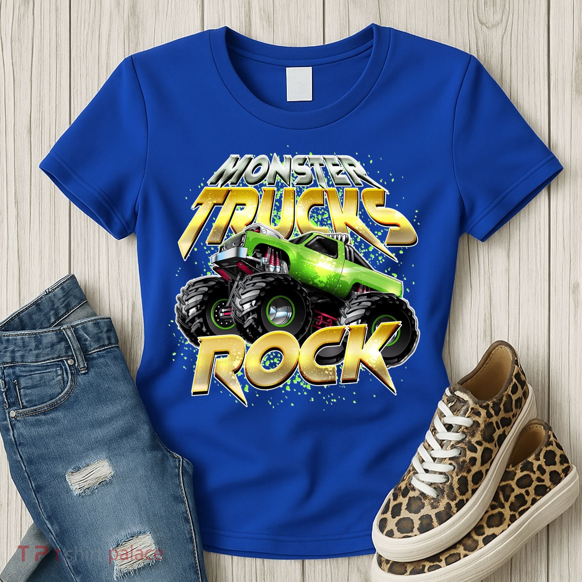 Monster Trucks Rock Women's T-Shirt