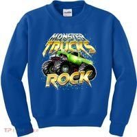 Monster Trucks Rock Kids Sweatshirt thumb 0
