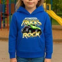 Monster Trucks Rock Kids Hoodie thumb 3