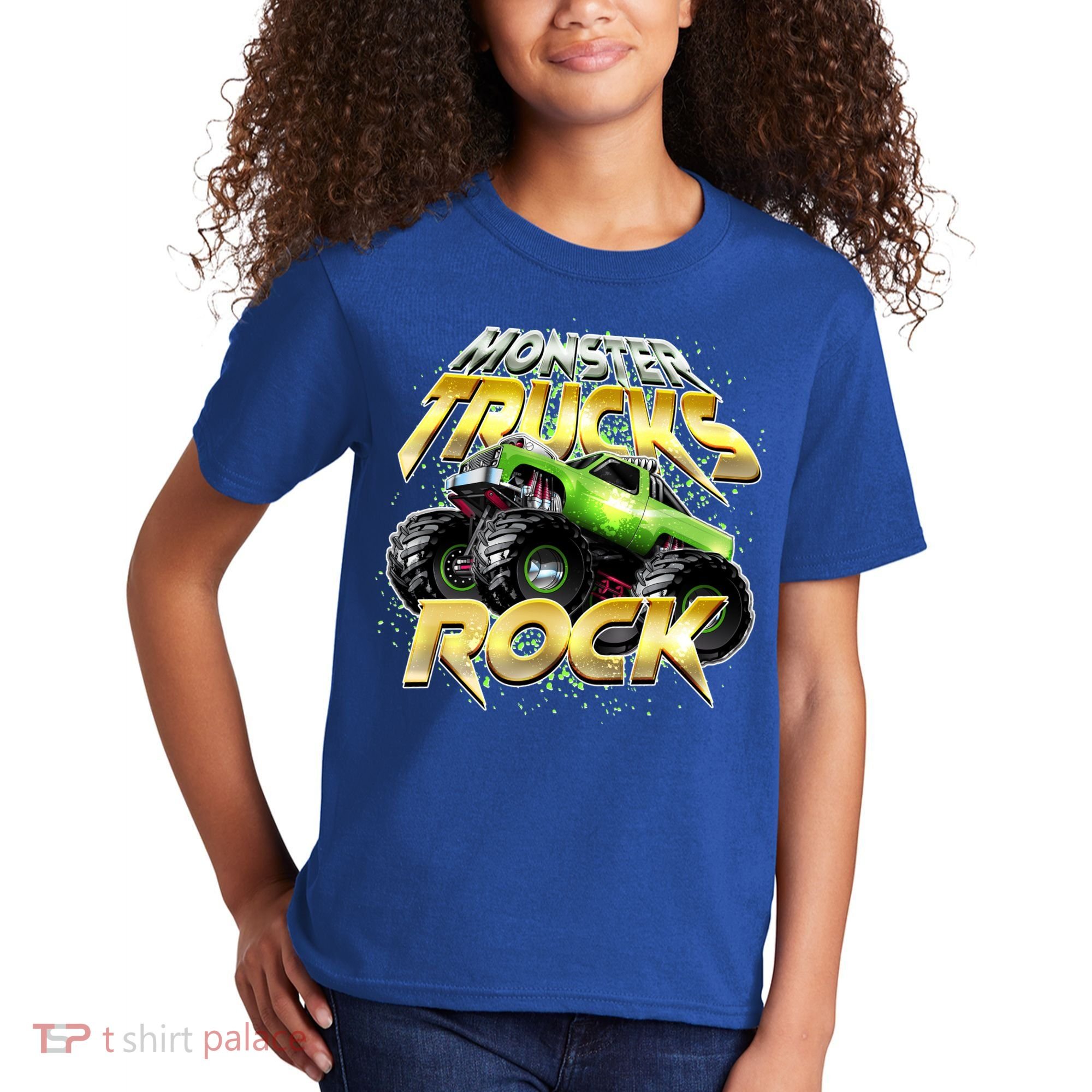 Monster Trucks Rock Kids T-Shirt