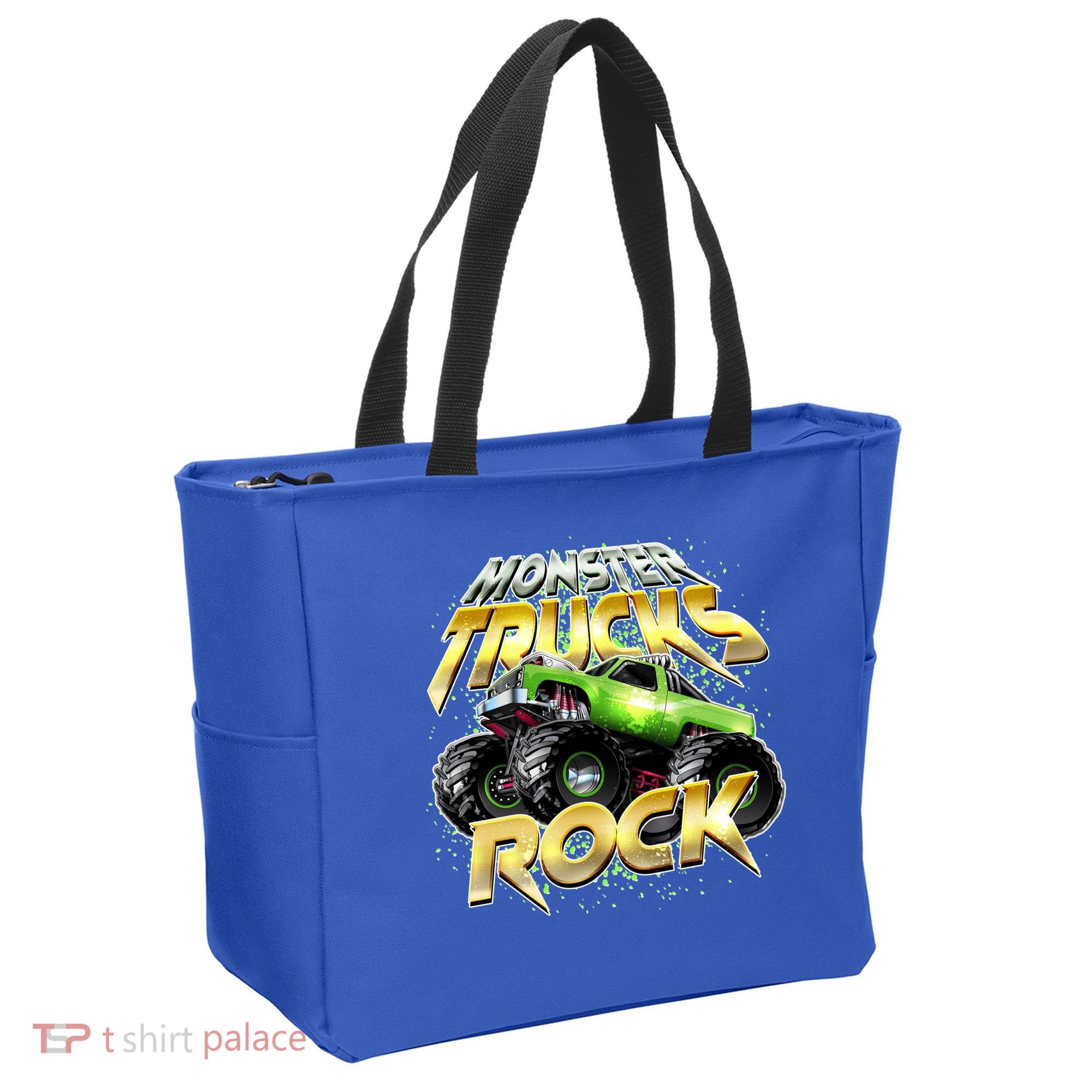 Monster Trucks Rock Tote Bag